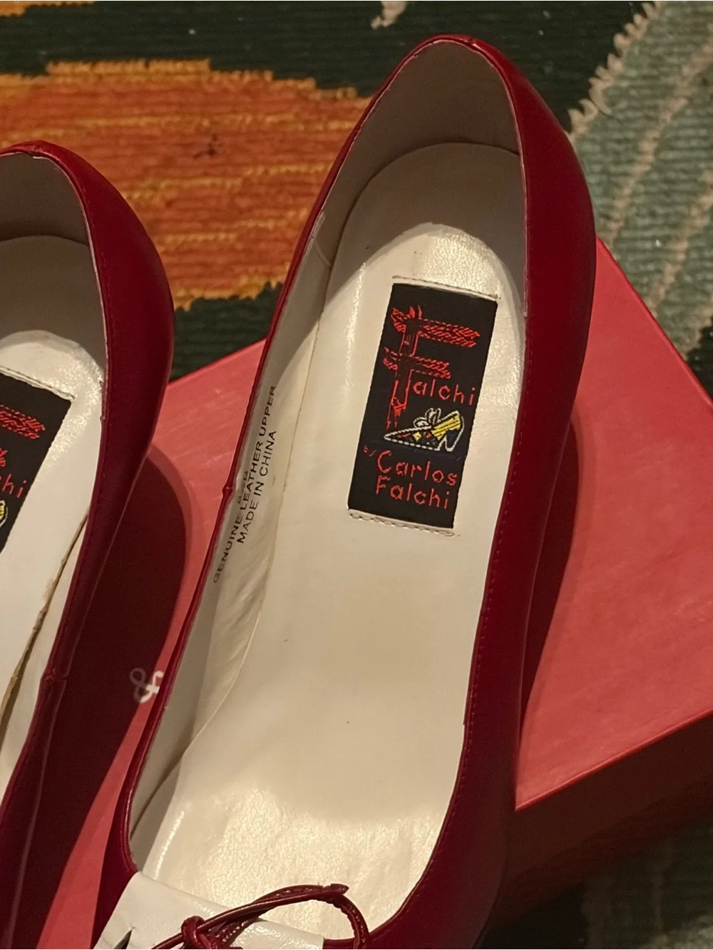 Carlos Falchi sophisticated red